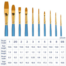 Load image into Gallery viewer, 50pcs Artist Paint Brush Set High Quality