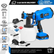 Load image into Gallery viewer, 600W/750W Electric Spray Gun 4 Nozzle Sizes