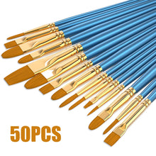 Load image into Gallery viewer, 50pcs Artist Paint Brush Set High Quality