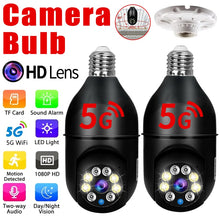 Load image into Gallery viewer, 5G Wifi Bulb Surveillance Camera 4