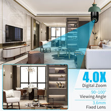 Load image into Gallery viewer, 5G Wifi Bulb Surveillance Camera 4