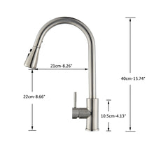 Load image into Gallery viewer, Brushed Nickel Kitchen Faucet