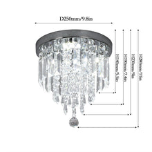 Load image into Gallery viewer, Luxury 2 Layer K9 Crystal LED Ceiling Chandelier