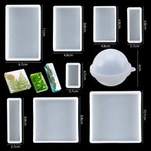 Load image into Gallery viewer, 16 Styles Epoxy Casting Molds Set Silicone