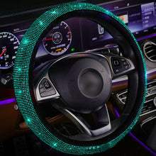 Load image into Gallery viewer, Luxury Crystal Colorful Rhinestone Car Steering Wheel Cover