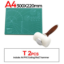 Load image into Gallery viewer, Professional Self-Healing, Double-Sided PVC Cutting Mat, with blades