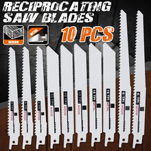 Load image into Gallery viewer, Cordless Reciprocating Saw -10pcs Kit 4 Color 18V
