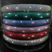 Load image into Gallery viewer, Luxury Crystal Colorful Rhinestone Car Steering Wheel Cover