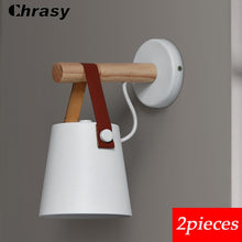 Load image into Gallery viewer, Wooden Wall Lamp Interior Light Fixture