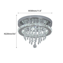 Load image into Gallery viewer, Luxury 2 Layer K9 Crystal LED Ceiling Chandelier