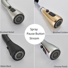 Load image into Gallery viewer, Brushed Nickel Kitchen Faucet