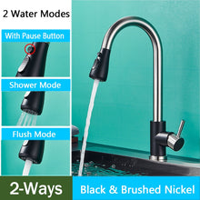 Load image into Gallery viewer, Brushed Nickel Kitchen Faucet
