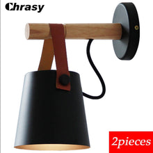 Load image into Gallery viewer, Wooden Wall Lamp Interior Light Fixture