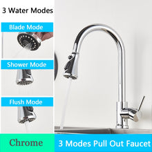 Load image into Gallery viewer, Brushed Nickel Kitchen Faucet
