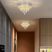 Load image into Gallery viewer, Luxury 2 Layer K9 Crystal LED Ceiling Chandelier