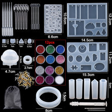 Load image into Gallery viewer, 16 Styles Epoxy Casting Molds Set Silicone