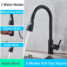 Load image into Gallery viewer, Brushed Nickel Kitchen Faucet