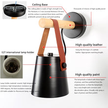 Load image into Gallery viewer, Wooden Wall Lamp Interior Light Fixture