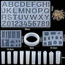 Load image into Gallery viewer, 16 Styles Epoxy Casting Molds Set Silicone