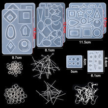 Load image into Gallery viewer, Mixed Style Jewelry Epoxy Resin Molds Set