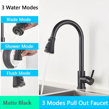 Load image into Gallery viewer, Brushed Nickel Kitchen Faucet