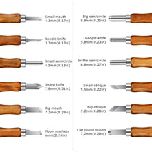 Load image into Gallery viewer, 12pcs Wood Carving Chisel Knife Tools Set