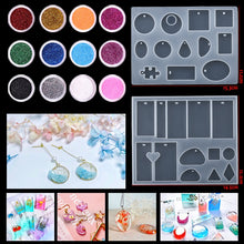 Load image into Gallery viewer, 16 Styles Epoxy Casting Molds Set Silicone