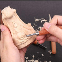 Load image into Gallery viewer, 12pcs Wood Carving Chisel Knife Tools Set