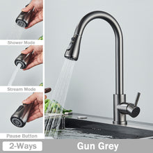Load image into Gallery viewer, Brushed Nickel Kitchen Faucet