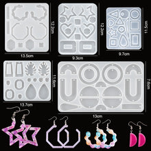 Load image into Gallery viewer, 16 Styles Epoxy Casting Molds Set Silicone
