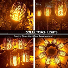 Load image into Gallery viewer, Solar Flickering Flame Torch Lights Outdoor