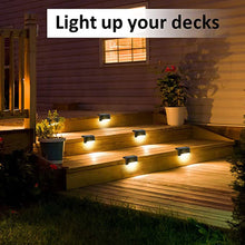 Load image into Gallery viewer, Outdoor LED Solar Lamp For Path, Stair, or Wall Waterproof