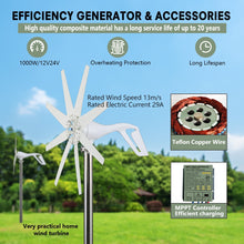 Load image into Gallery viewer, Free Energy Windmill With MPPT Controller