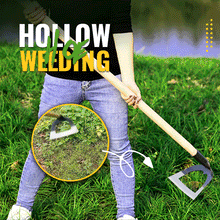 Load image into Gallery viewer, Hollow Hoe Weeding Rake Labor-saving