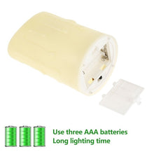 Load image into Gallery viewer, Flickering Flameless Pillar LED Candle with Remote 3 Pcs