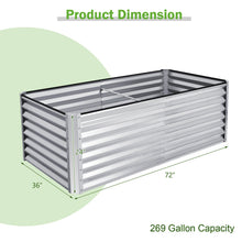 Load image into Gallery viewer, Raised Garden Bed Large Metal Planter Box Kit