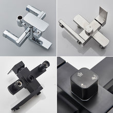 Load image into Gallery viewer, Black Bathroom Shower Faucet Set Wall Mount