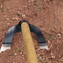 Load image into Gallery viewer, Hollow Hoe Weeding Rake Labor-saving