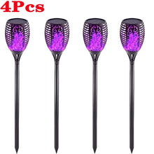 Load image into Gallery viewer, Solar Flickering Flame Torch Lights Outdoor