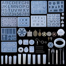 Load image into Gallery viewer, Mixed Style Jewelry Epoxy Resin Molds Set