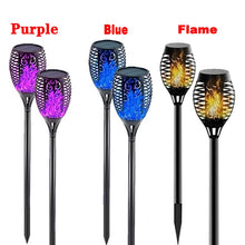 Load image into Gallery viewer, Solar Flickering Flame Torch Lights Outdoor