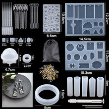 Load image into Gallery viewer, Mixed Style Jewelry Epoxy Resin Molds Set