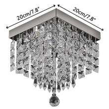 Load image into Gallery viewer, Luxury 2 Layer K9 Crystal LED Ceiling Chandelier