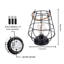 Load image into Gallery viewer, Creative Iron Minimalist Hollow Table Lamps