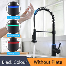 Load image into Gallery viewer, Black Smart Touch Kitchen Faucets