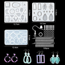 Load image into Gallery viewer, Mixed Style Jewelry Epoxy Resin Molds Set