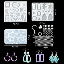 Load image into Gallery viewer, Jewelry Epoxy Resin Molds Set Silicone