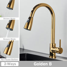 Load image into Gallery viewer, Brushed Nickel Kitchen Faucet