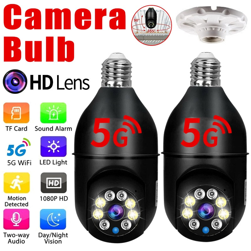 5G Wifi Bulb Surveillance Camera 4