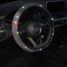 Load image into Gallery viewer, Luxury Crystal Colorful Rhinestone Car Steering Wheel Cover
